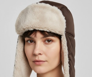 trapper ushanka hat ear flaps short hair