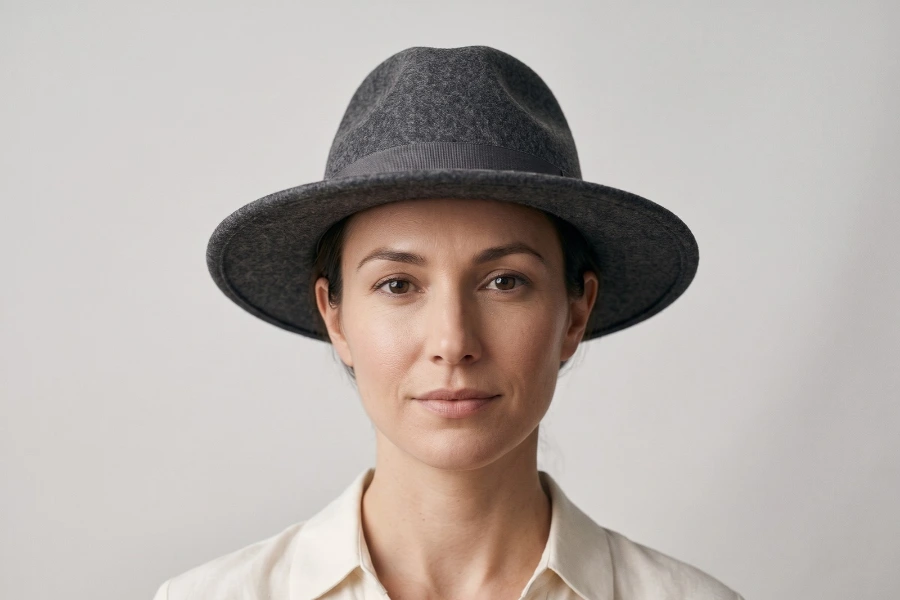 Home 5 Person wearing a hat that suits an oval face shape