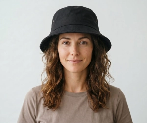 Comparison table showing bucket hats for oblong faces
