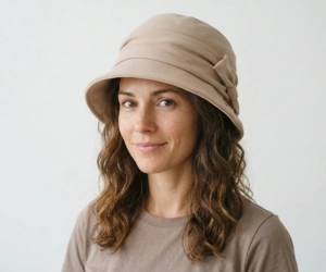 Comparison table showing cloche hats for oblong faces