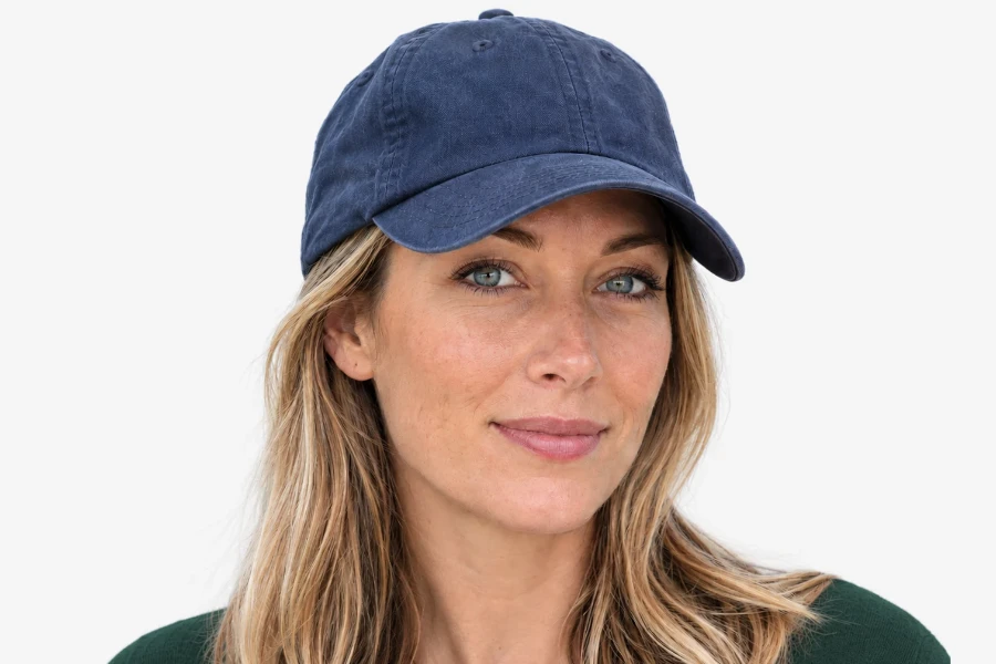 Home 10 Person wearing a hat that suits an oblong face shape