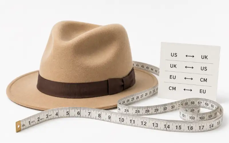 Home 4 Convert hat sizes between US, UK, EU, and centimeters using a hat size conversion chart.
