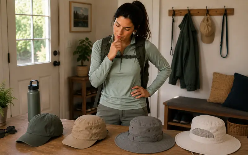 Home 5 Different sun hat styles for choosing the right hat based on outdoor activity and sun protection needs.