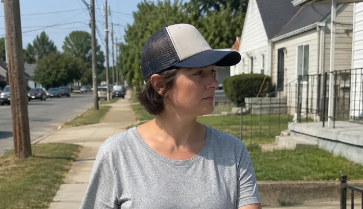 womens-trucker-hat-short-hair-summer