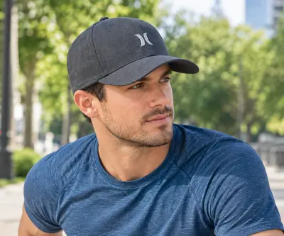Man wearing a baseball cap